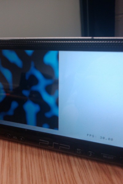 PlayStation Portable Developer Kit - A demonstration of a simplex noise texture being generated on the PSP FPU hardware.