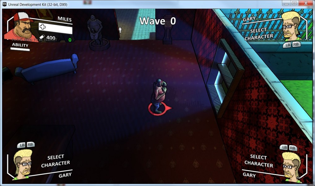 Dr. Necro's Time of Death - Miles - An in-game screenshot of one of the playable in-game characters, Miles.