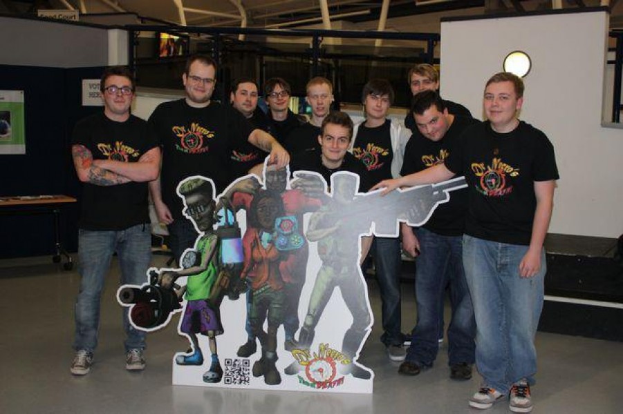 Team Photo - A team photo of the developers behind Dr. Necro's Time of Death.