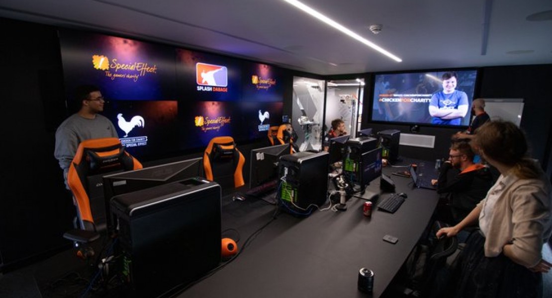 Picture of the setup in the conference room. This is where most of us sat throughout the duration of the the tournament.