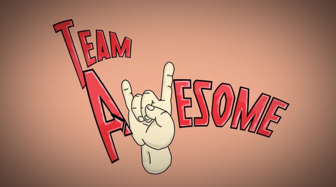 Team Awesome Logo - The logo for the team behind the game, "Team Awesome". This was used as part of our game's splash screen and for a lot of marketing material that we produced around the game.