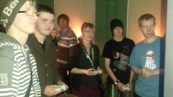 Members of the public came to play Dr. Necro's Time of Death at Game City Nights.