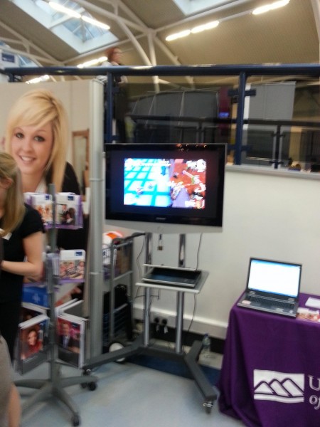 Dr. Necro's Time of Death - On Display - The game was on display during the "Games at Derby" University of Derby expo.
