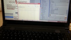 Working on Split Destiny - Working on Split Destiny during the JournoDevSwap game jam at the UKIE offices in London.