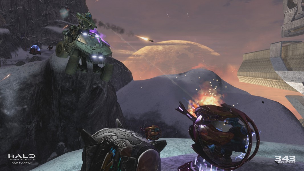 Halo 3: Campaign - In-game screenshot from the Halo 3 campaign.